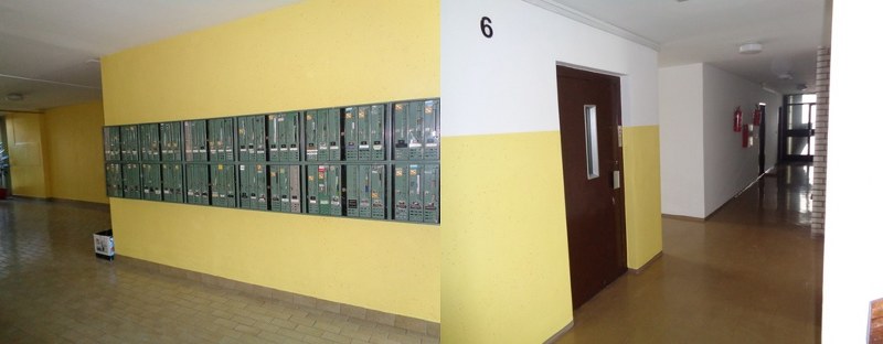 BARVNO PLESKANJE HODNIKOV VEČSTANOVANJSKEGA OBJEKTA - LJUBLJANA BEŽIGRAD